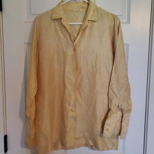 Vintage pure silk dress shirt